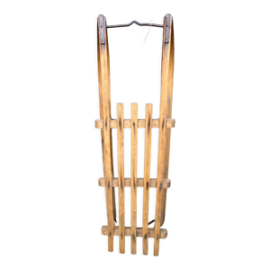 Luge ancienne bois