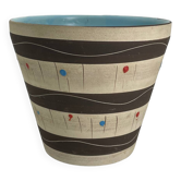 Large ceramic plant pot from the 1950s