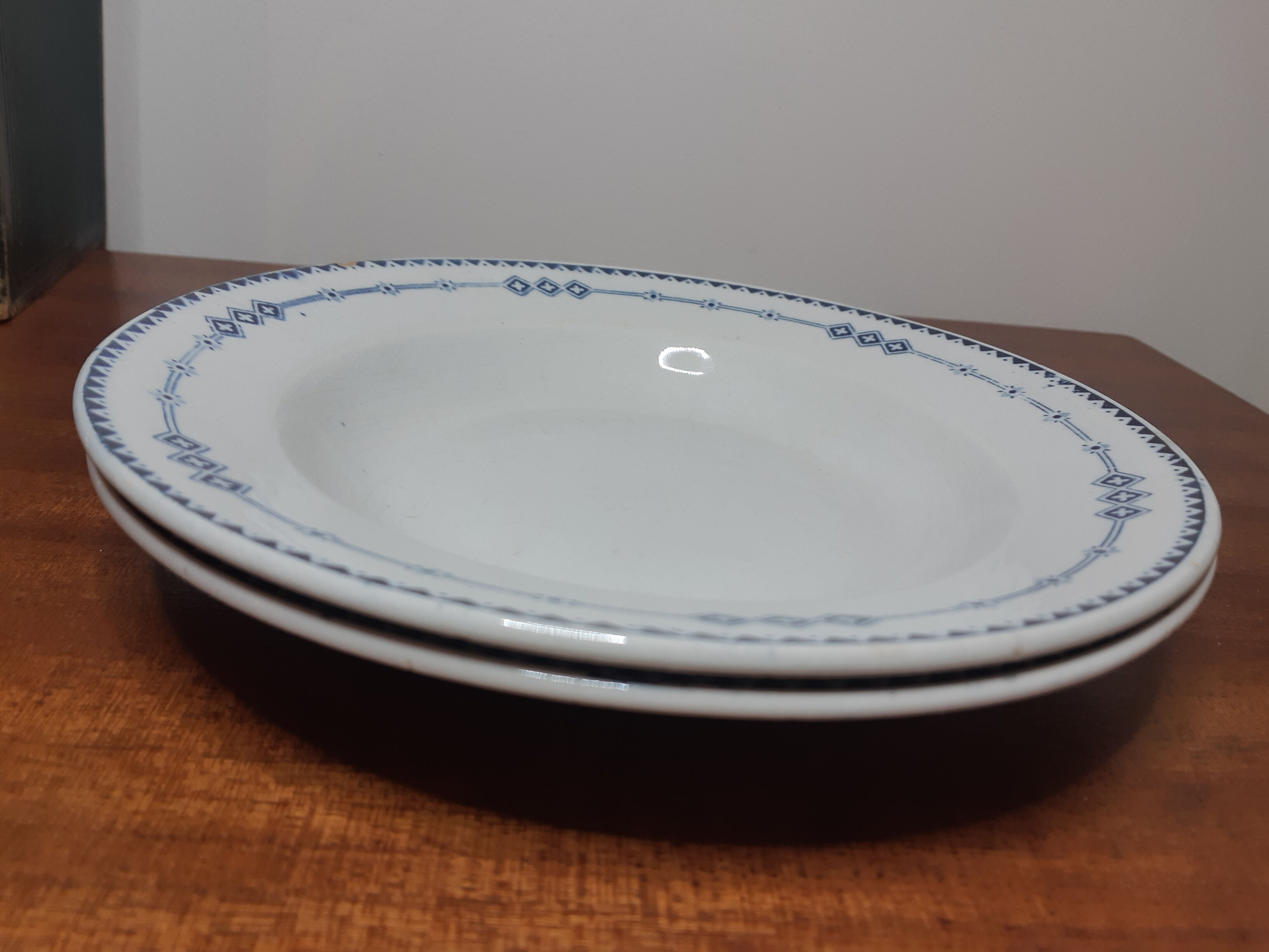 Hollow earthenware plates Iron Earth, Russia