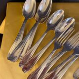 Apollo cutlery series silver metal art deco style