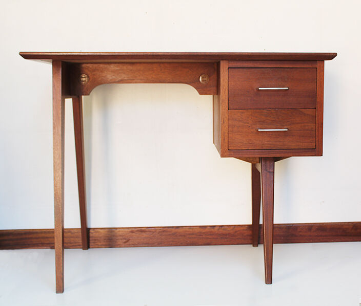 Solid wood design desk