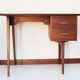 Solid wood design desk