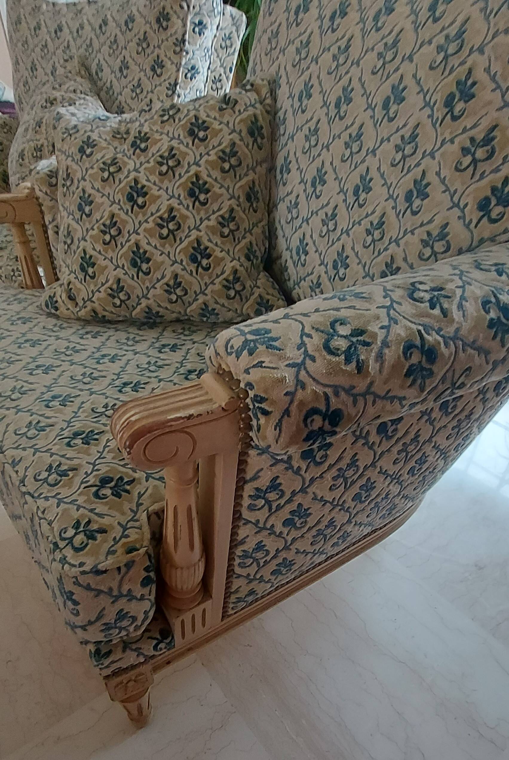 2 Louis XVI style Bergères