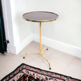 Vintage tripod pedestal table side table 1970