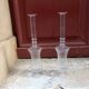 Pair of carafes with pipettes / Decorative carafes / Perfume bottles