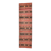 Tapis Kilim Vintage Rayé – Long Format Tribal Multicolore