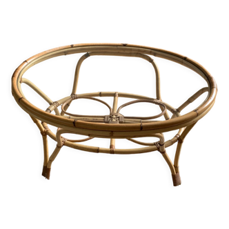 Table basse en rotin