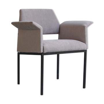 Fauteuil Bridge moderniste de Jean Domps, édition Trefac vers 1958