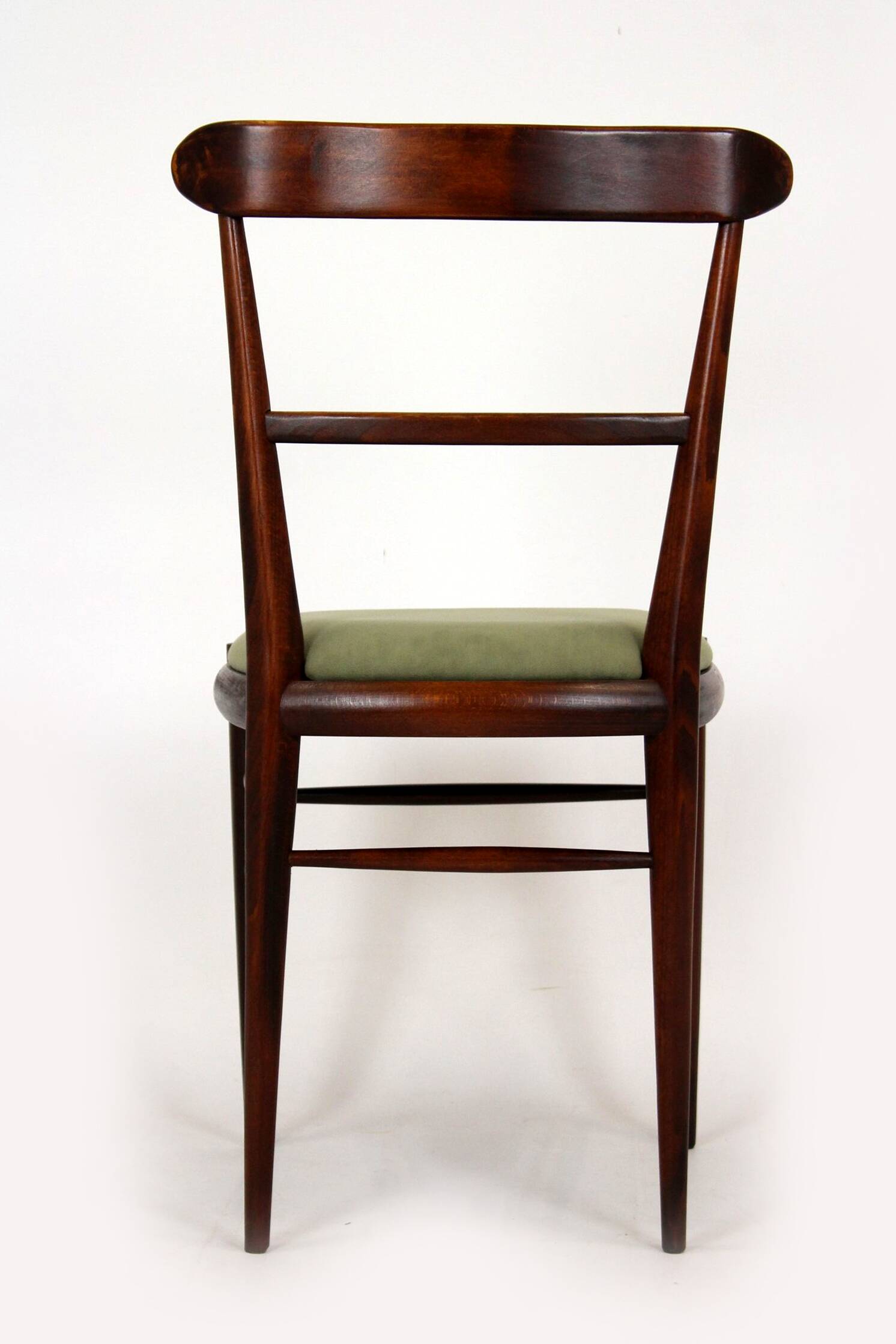 Restored Mid-Century Modern Dining Set, Czechoslovakia, 1960s, Set of 7