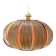 Large wooden veneer pendant lamp from the mid-20th century, 1960s