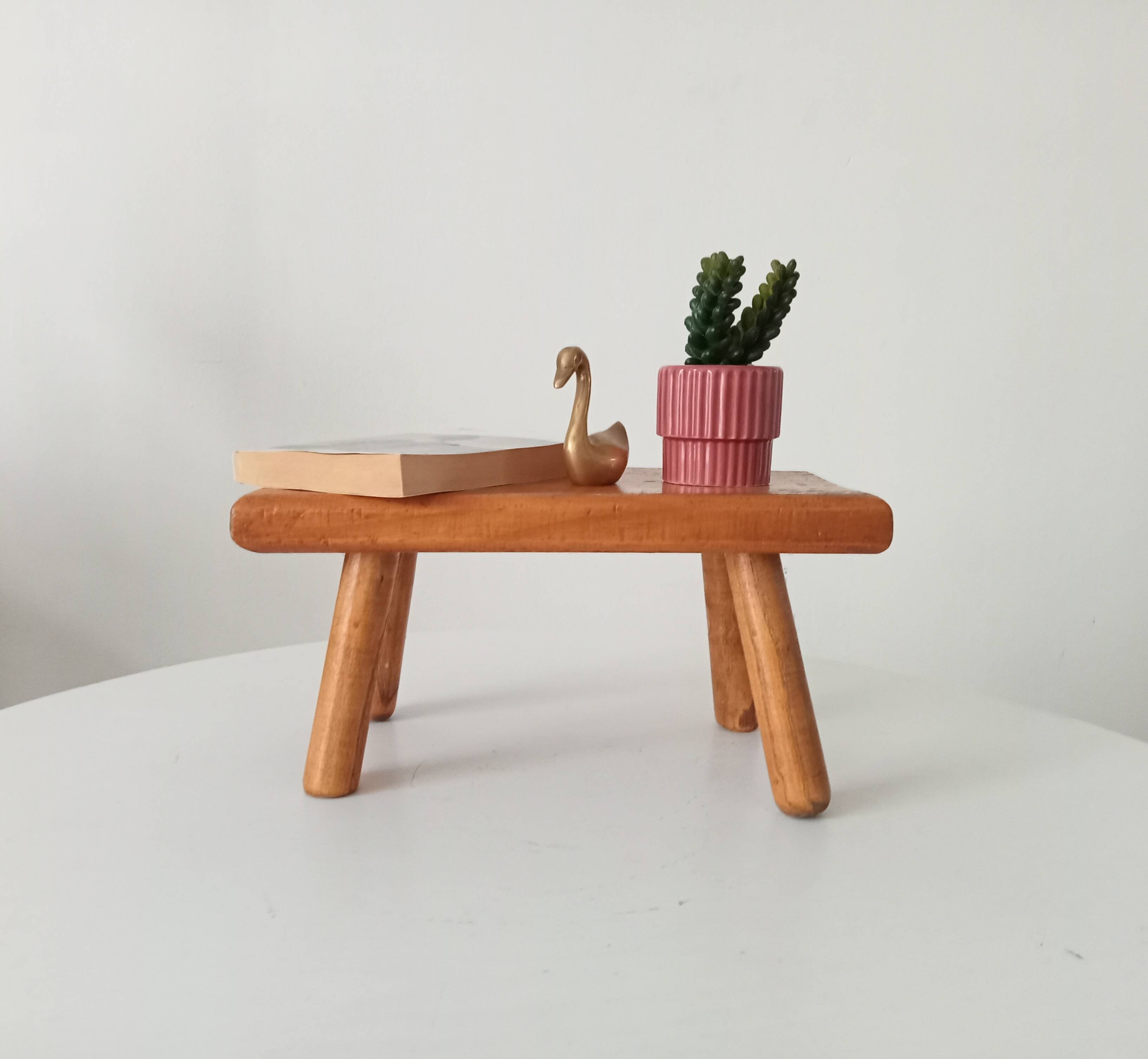 Small vintage plant stand/step stool