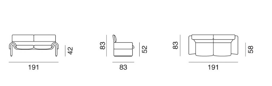 Canapé De Sede DS-2011 2,5pl