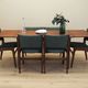 Set of six mahogany chairs, Danish design, 1970s, designer: Henning Kjærnul