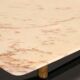 Marble Italy in the style of Gio Ponti coffee table metal brass, 1960s