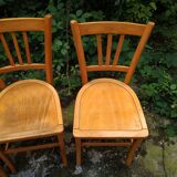 Series of four Luterma bistro chairs