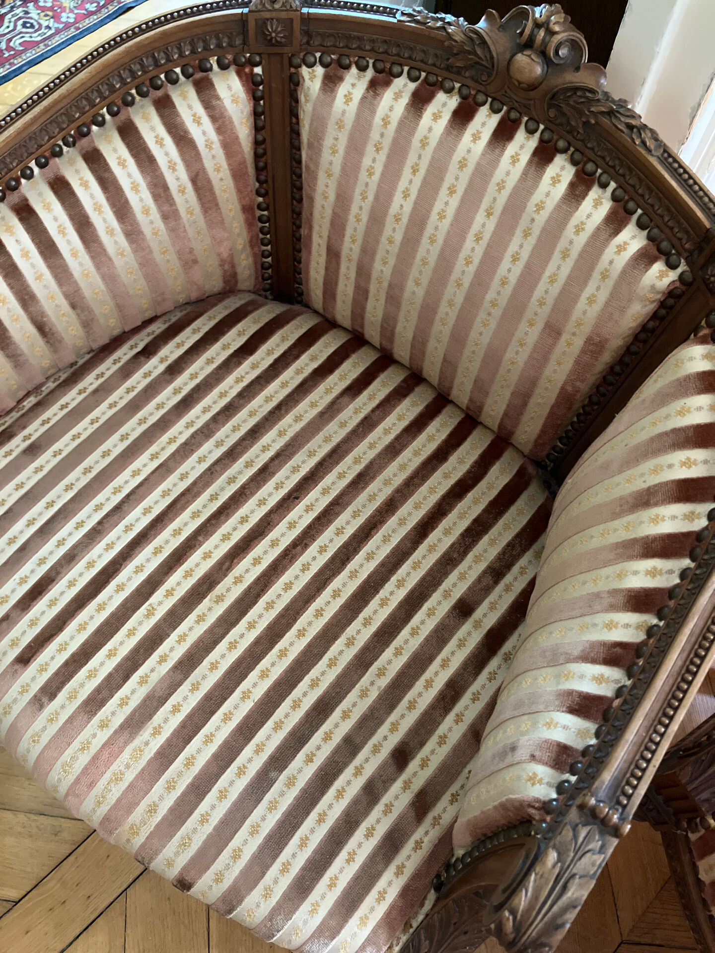 Paire de fauteuils L XVI