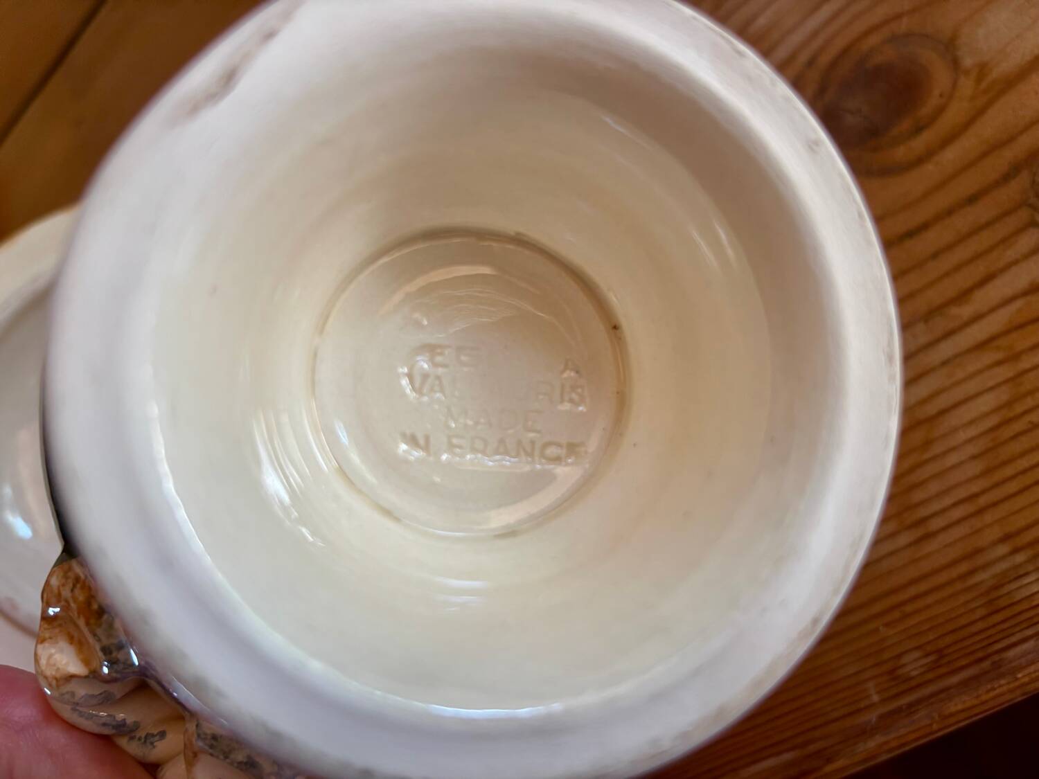 Vintage Vallauris Sugar Bowl / Candy Bowl