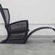 Postmodern armchair and ottoman Privè by Paolo Nava for Arflex