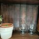 Patinated wall cabinet 2 doors