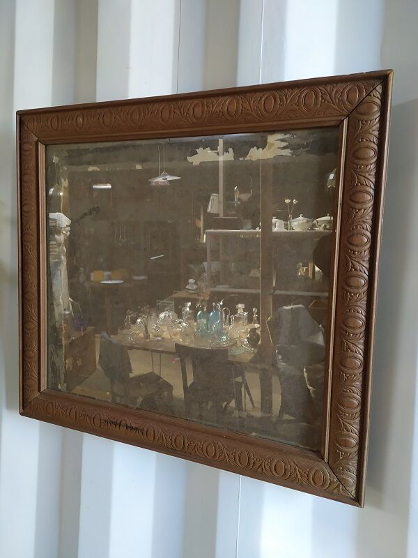 Old carved solid wood frame dp022100f211