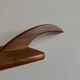 Scandinavian Danish teak surf cheese board 1960