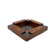 Mid-century rare Smoking Set, ashtray and cigars box, Italy 1950s