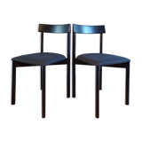 Paire de chaises scandinaves Hyllinge mobler