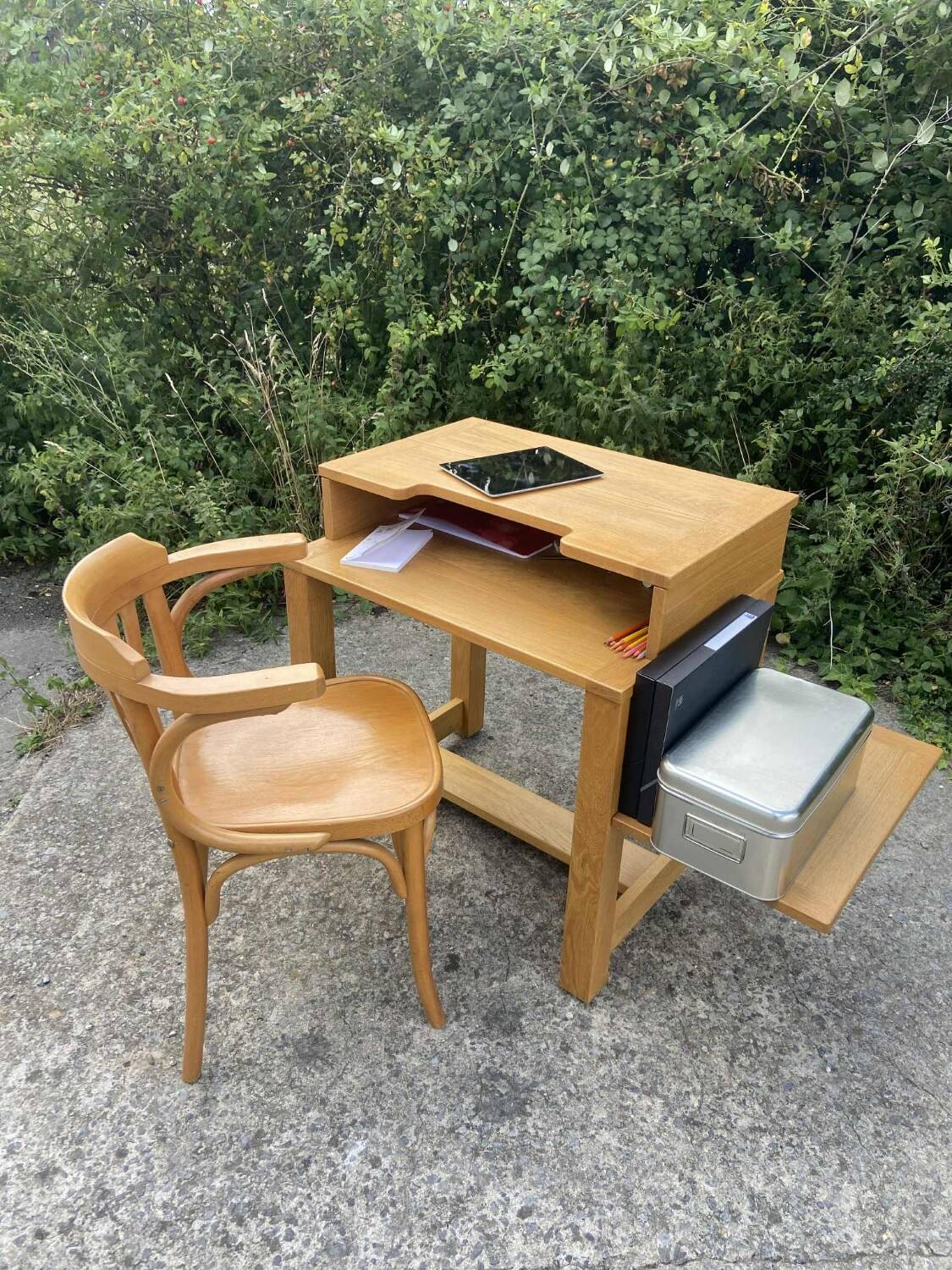 Wooden desk