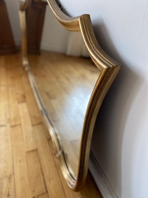 Old golden mirror 164x87cm
