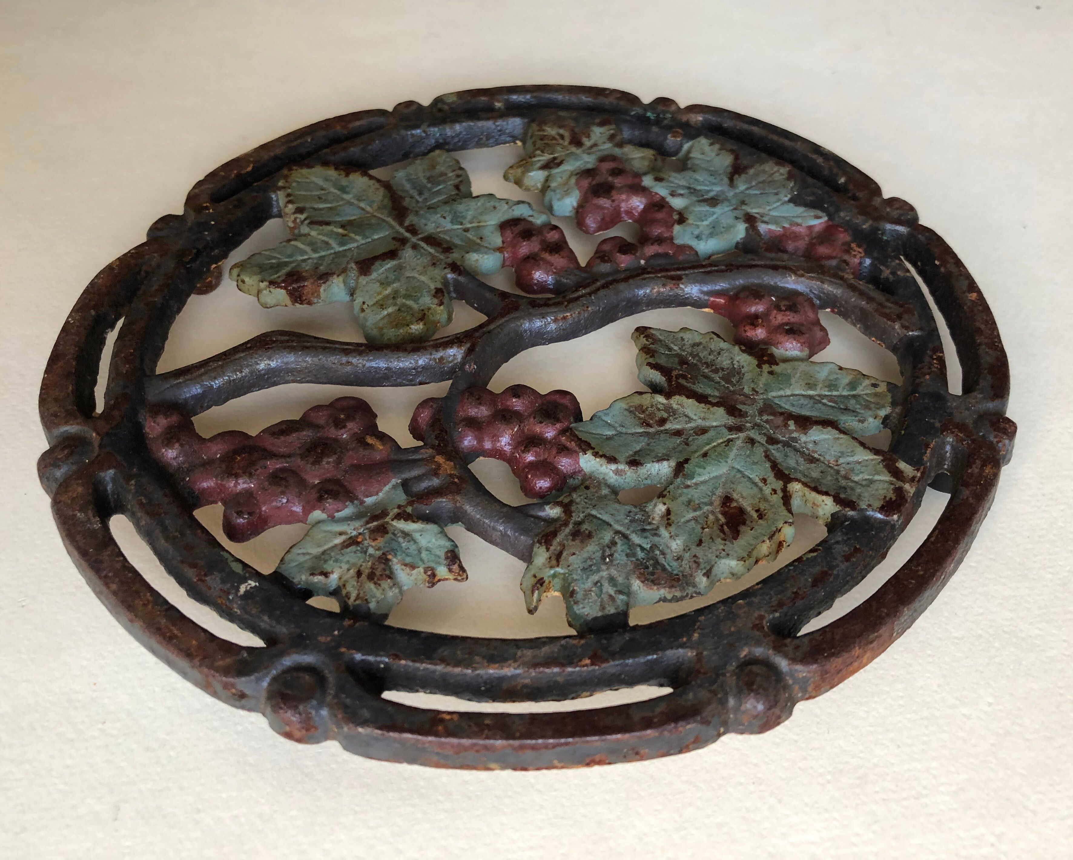 Cast iron underside