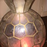 Day blind in mother-of-pearl and brass topped with his collar