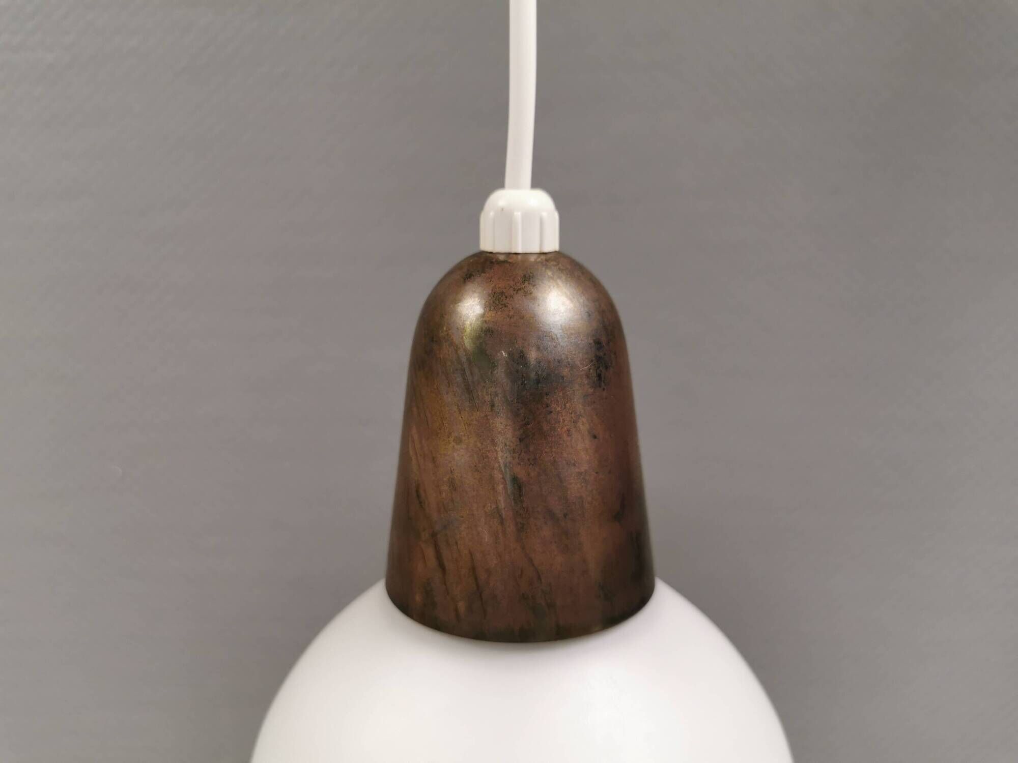 Small pendant lamp from the 1930s, manufactured by Nordisk Solar Denmark.
