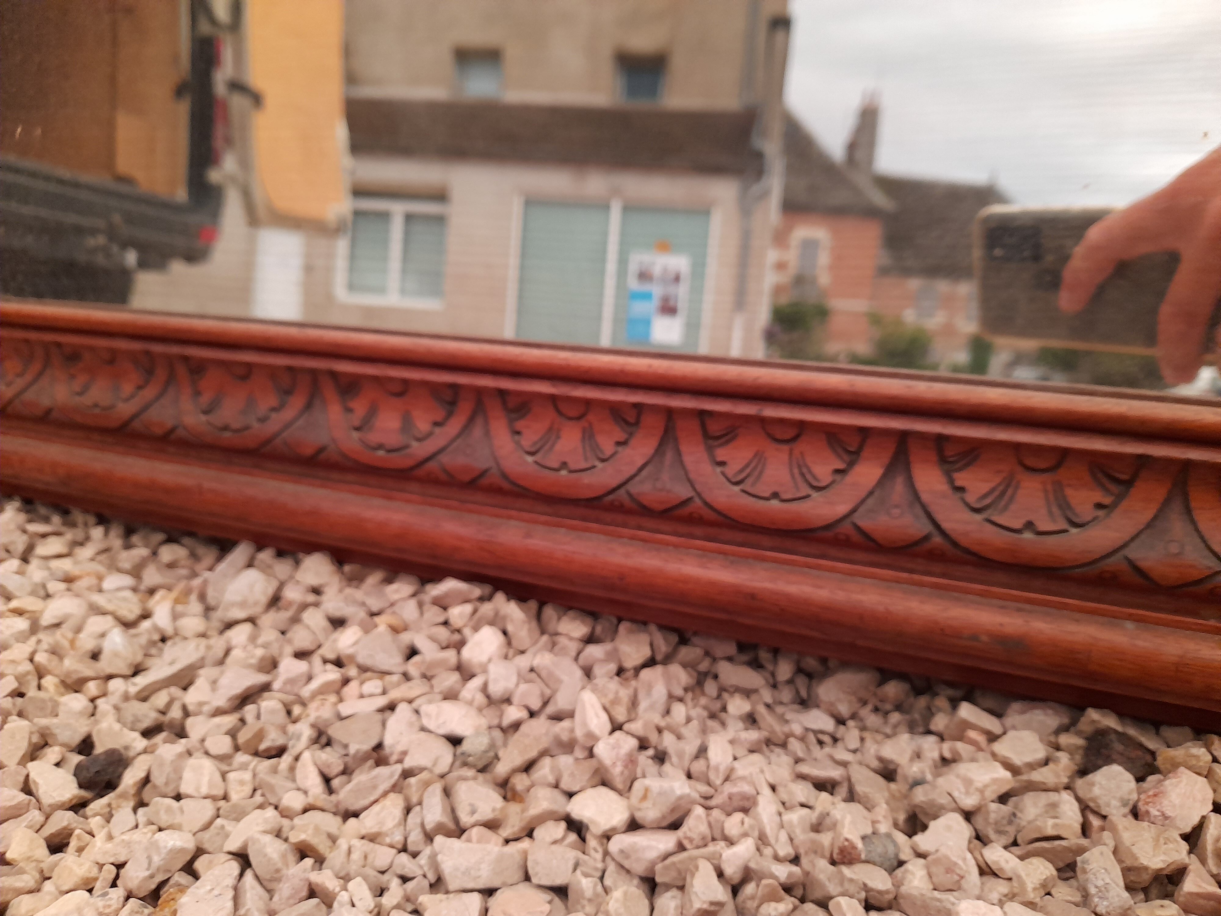 Louis XV style mirror in Walnut XXème