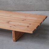 Danish Mid-Century Slatted Pine Day Bed (2 available)