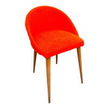 Red fur chair