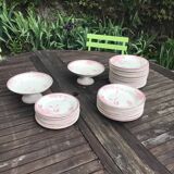 Assiettes à dessert « Turenne » de Creil et Montereau