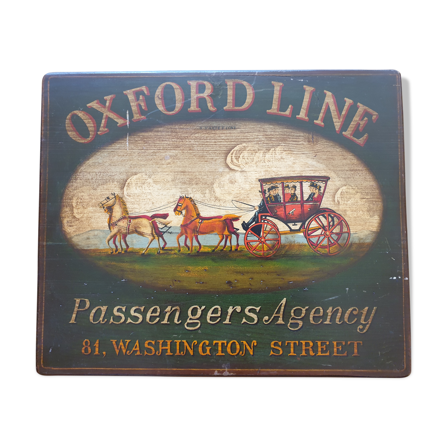 Sign Malle post line London to Oxford