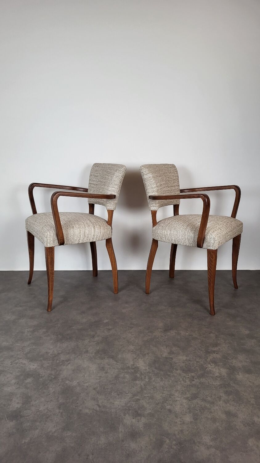 Paire de fauteuils bridge, 1950