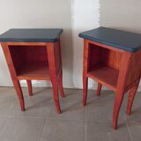 Pair of wooden bedside tables