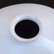 1930s opaline chandelier shade up and down