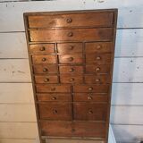 Watchmaker's workshop cabinet with drawers