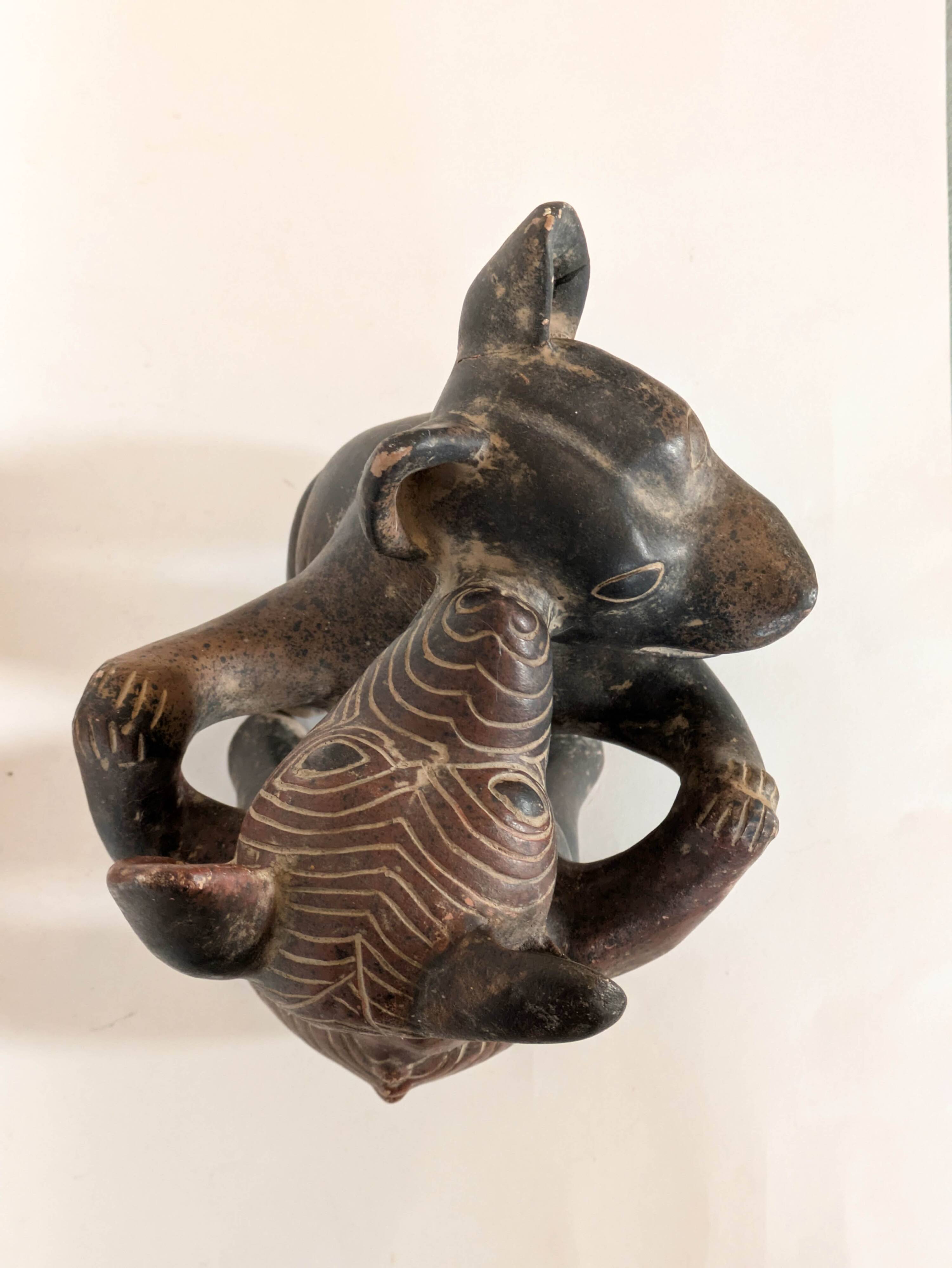 Mexican terracotta sculpture INAH