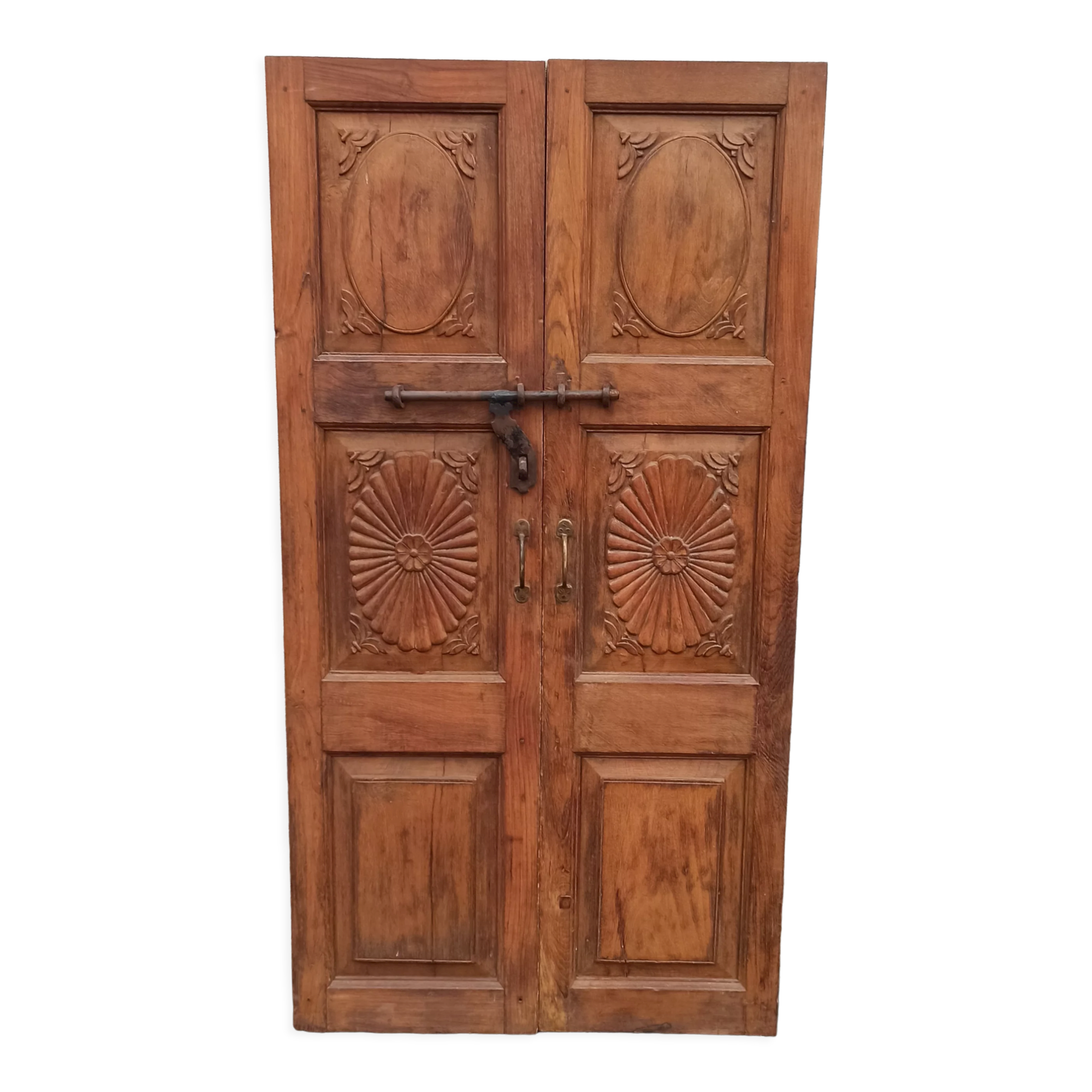 Old wooden door