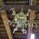 Chandelier with tassels and brass 9 bulbs
