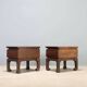"Fior di Loto" bedside tables by Luciano Frigerio