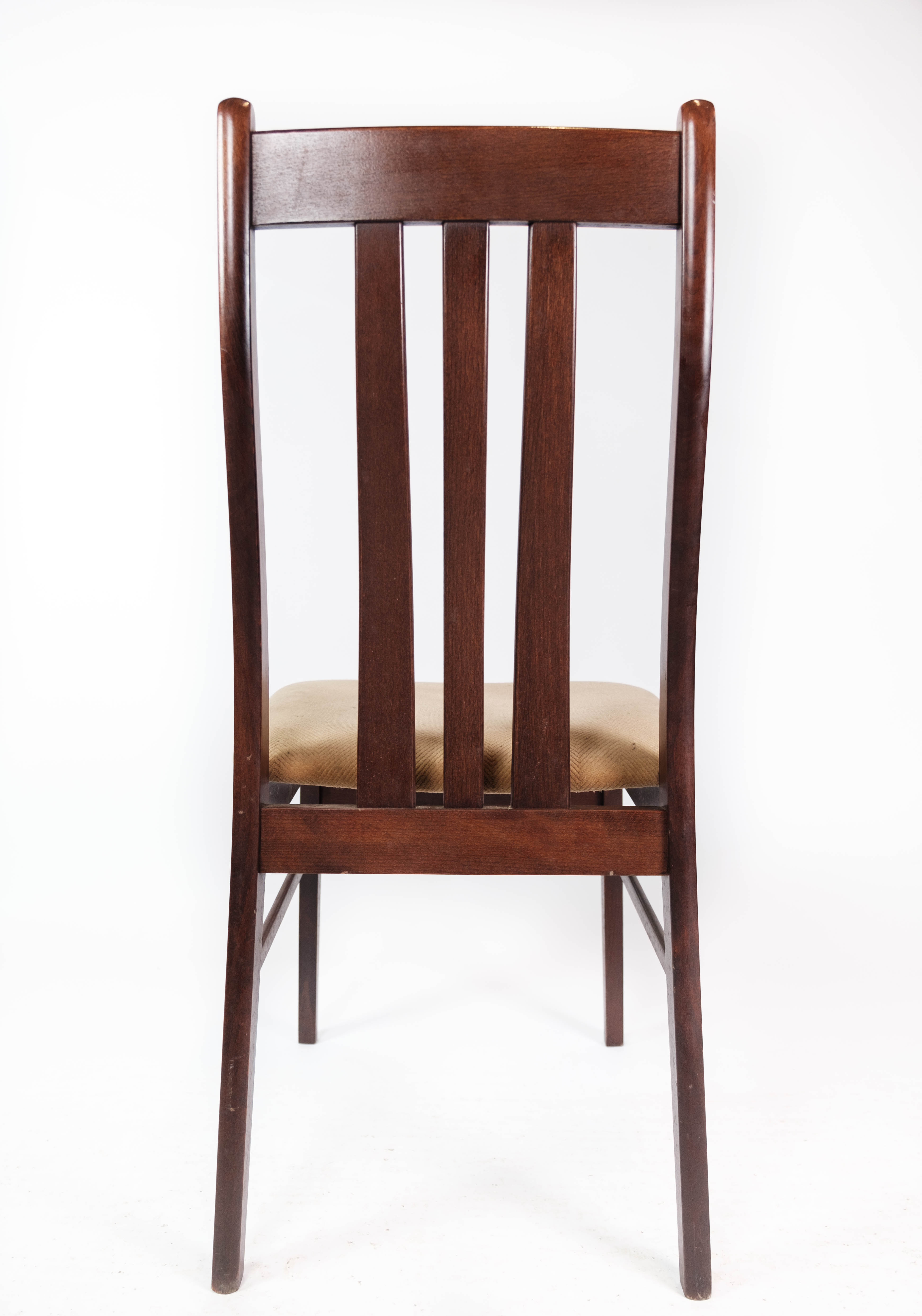Set of four dining room chairs of mahogany of Danish design by Farstrup, 1960s