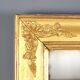 Antique gilded wooden mirror, neoclassical style, 19th century