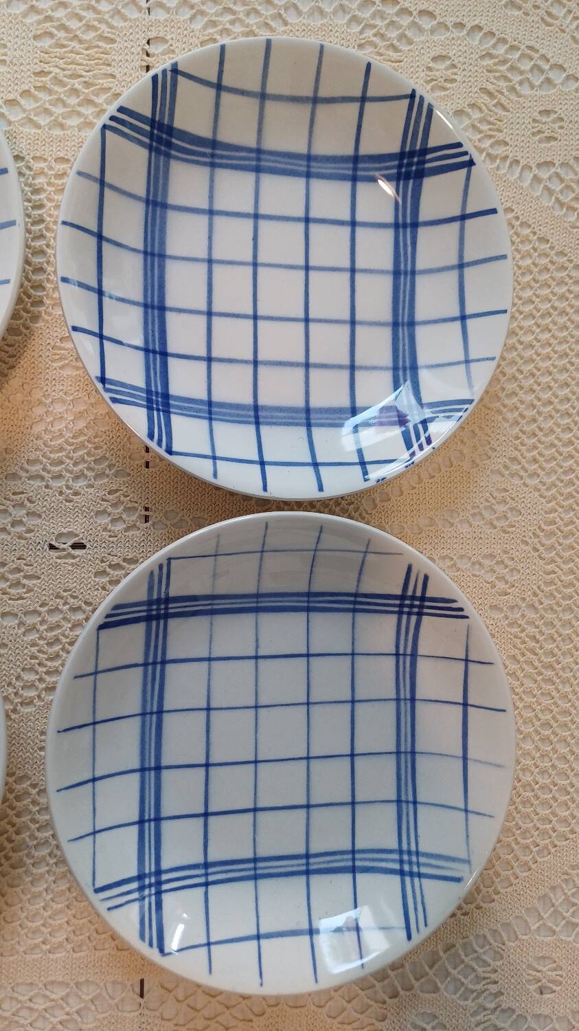 Set of 6 Moulins des Loups soup plates