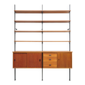 Teak shelving system by Pira, 1960s