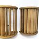 Pair of Scandinavian wooden wall lamps, 1960